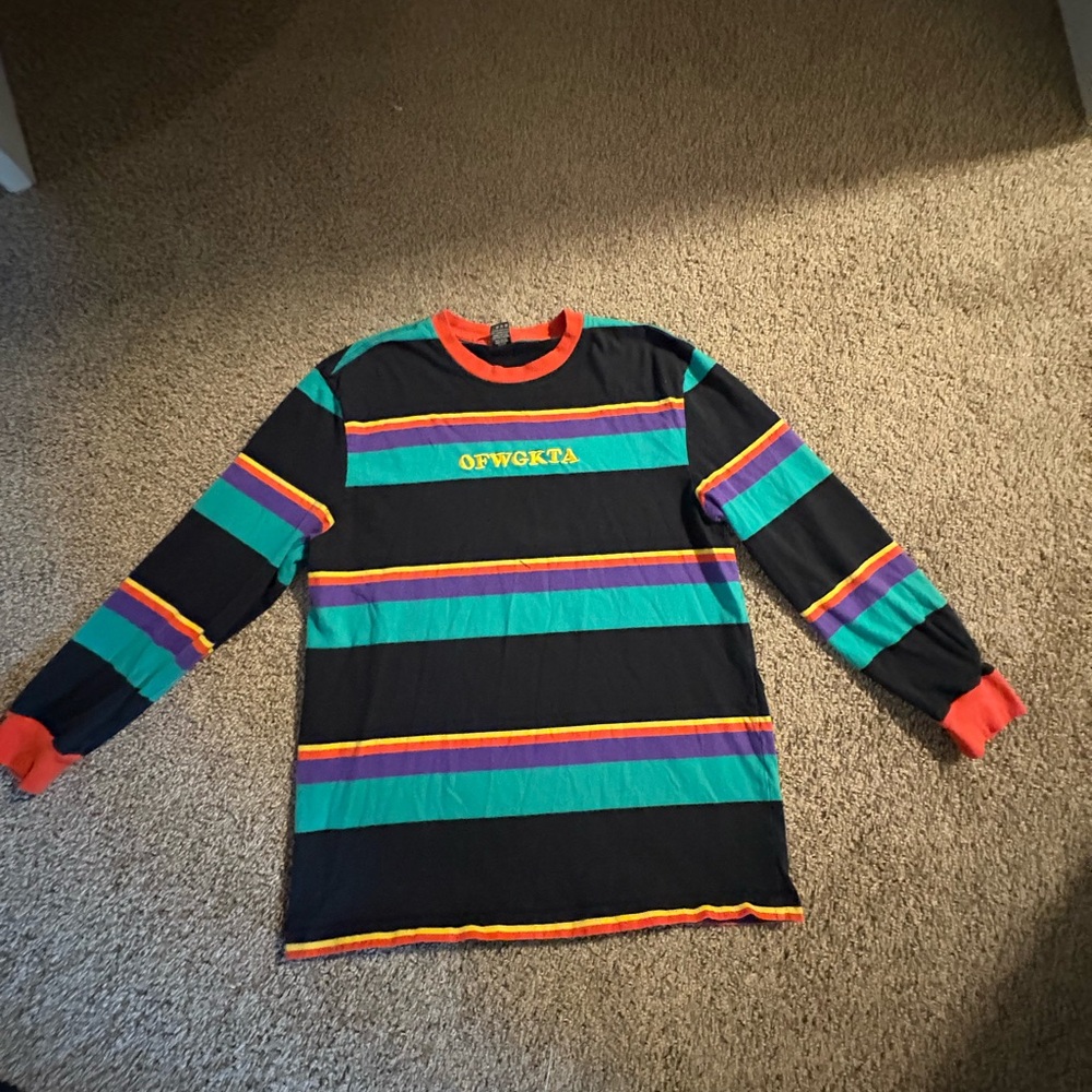 OFWGKTA Odd Future Multicolor Striped Sweatshirt